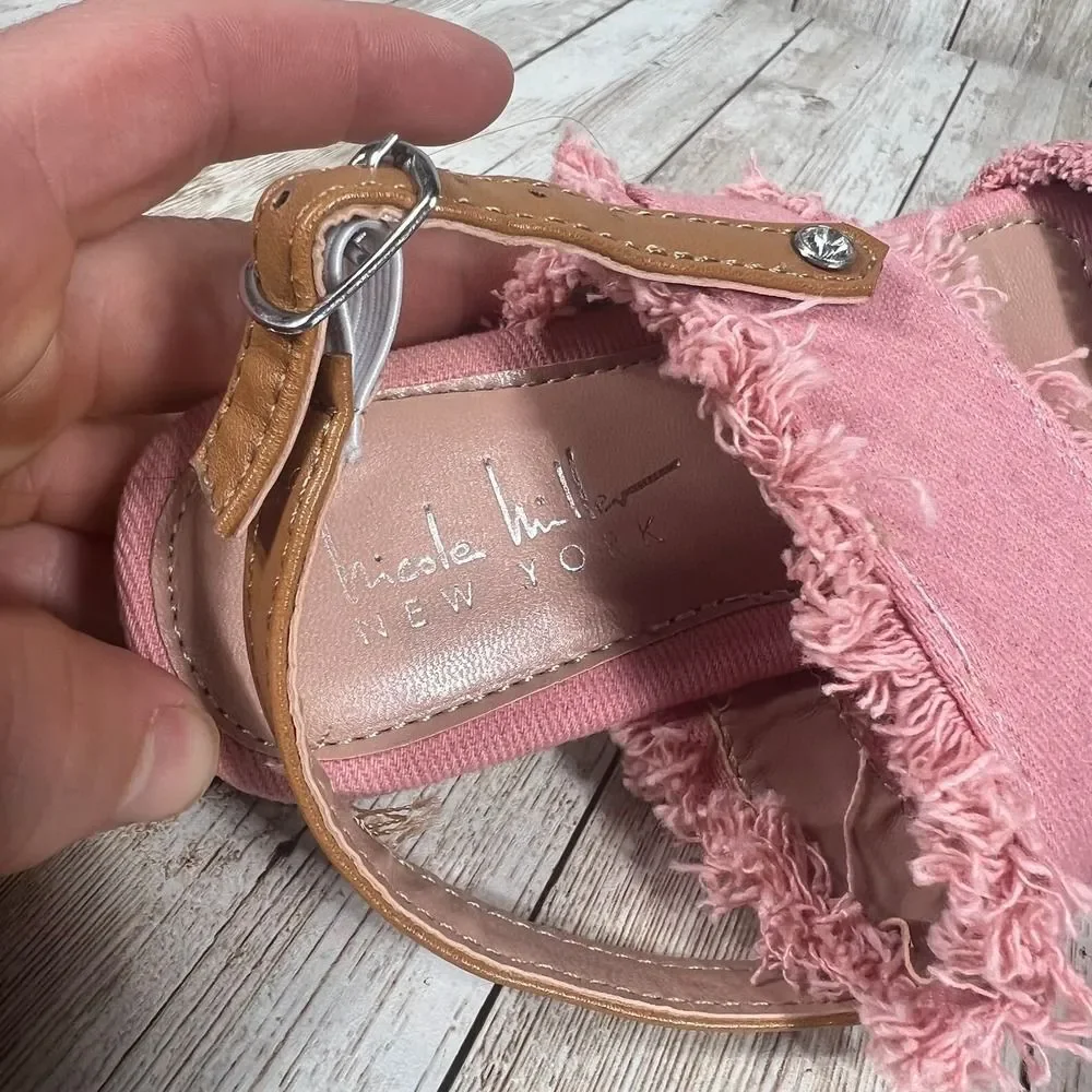 nicole miller sandals kids 12‎